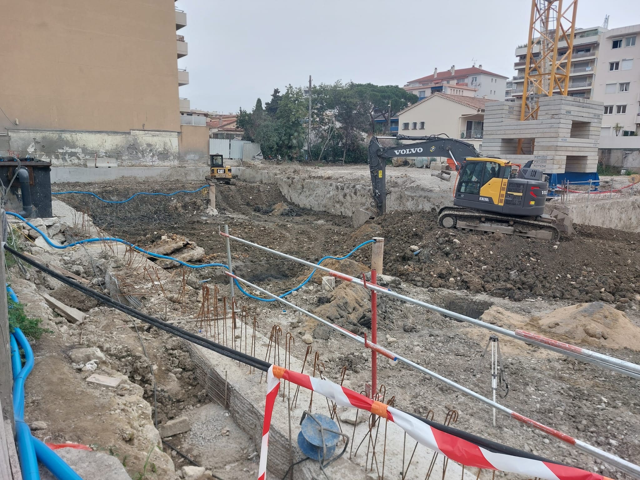 Ход строительства новостройки