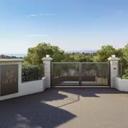 Элегантные ворота с видеосистемой и ключ-картой Vigik®